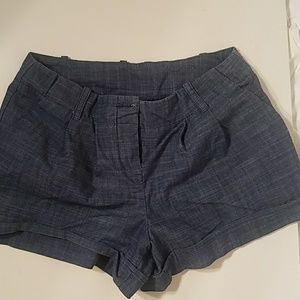 Blue high waisted shorts